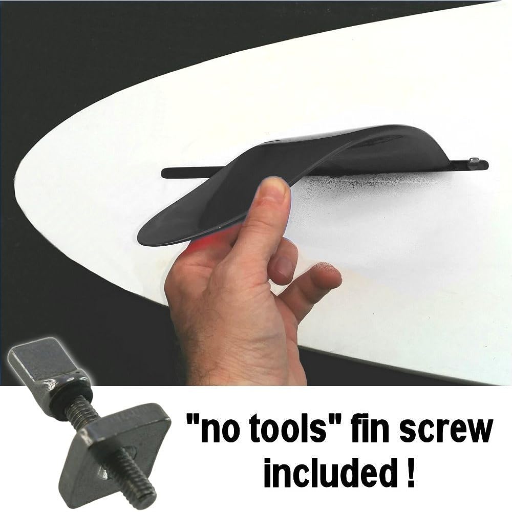 Soft Flex 23cm Center Fin Safety Flex Soft 9" for Longboard SUP Surfboard Paddleboard saruSURF with screws