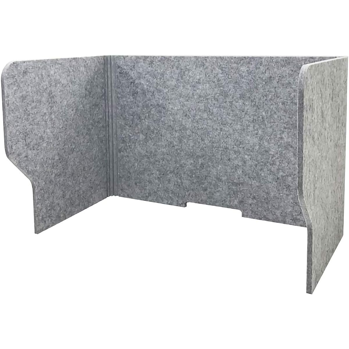 Soundproofing Sound Absorbing Felt Board felmenon-bst8050 Approx. Width 80 x Depth 50 x Height 50cm 1 piece BST800-P04GY (Do) Sound Absorbing Booth Stand Felmenon Partition For Telework Simple Workspace Foldable Compact Anti-slip sticker included