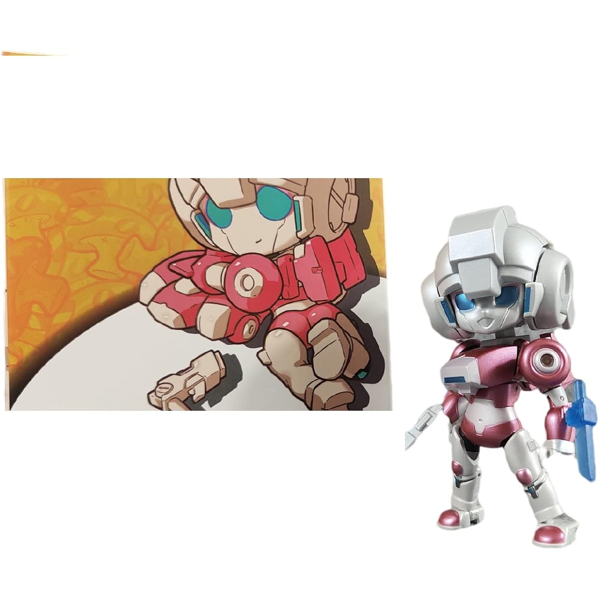 MS-TOYS MS-G01X Q version cute robot metal color [parallel import goods]