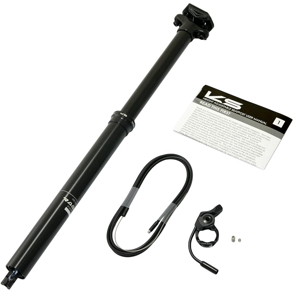 Kind Shock KS Rage-i 31.6x535mm Travel: 190mm Remote Dropper Seatpost, KS2308