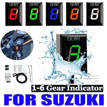 Digital Meter Display Gear Indicator Motorcycle Gear Display Indicator Gear Meter Suzuki Boulevard M50 C90 C109R C109T M109R GSX-R750 GSXR1000 Indicator Meter Display