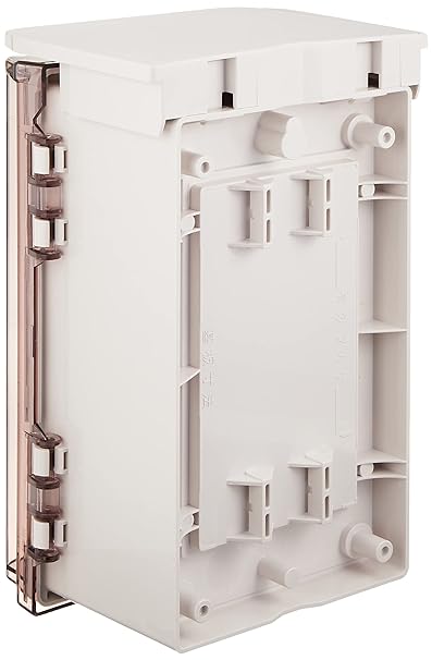 Nitto Kogyo Plastic Box Transparent Door with Roof, General-purpose Type OP18-35CA [*Images and colors are for illustrative purposes only. ]