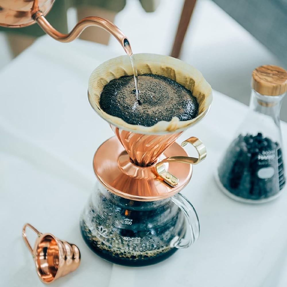 HARIO V60 Copper Dripper for 1~4 Cups Coffee Hand Drip Made in Japan VDPR-02-CP