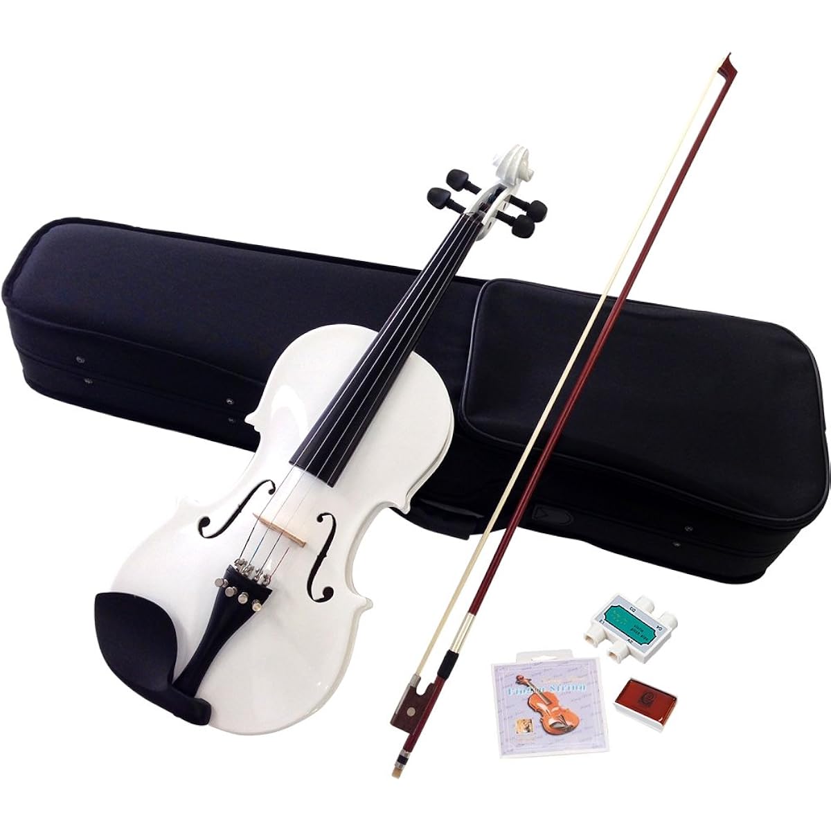 Hallstatt Violin White V-12/WH 4/4 size violin (regular size)