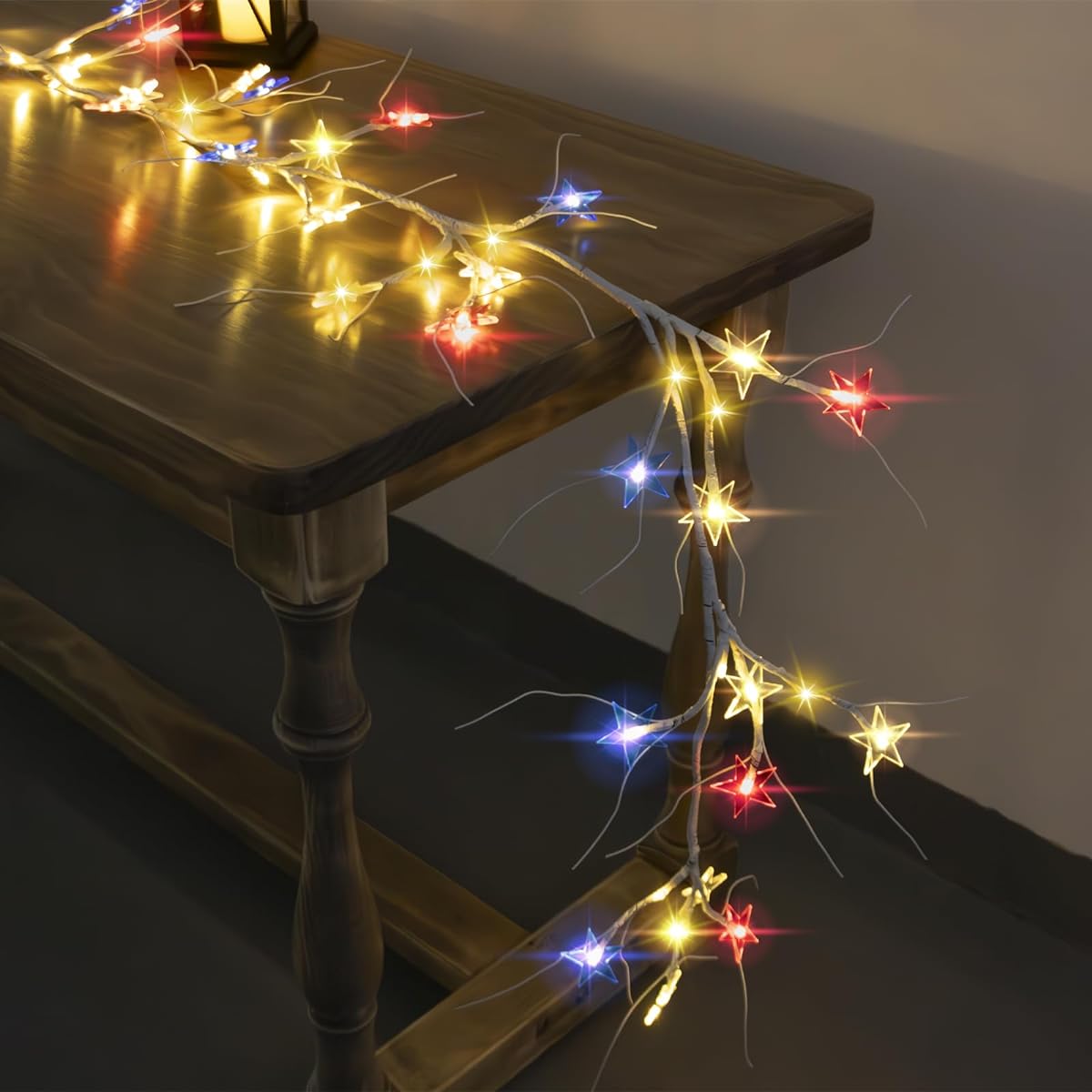 CHEAWRTZ Independence Day Birch Garland