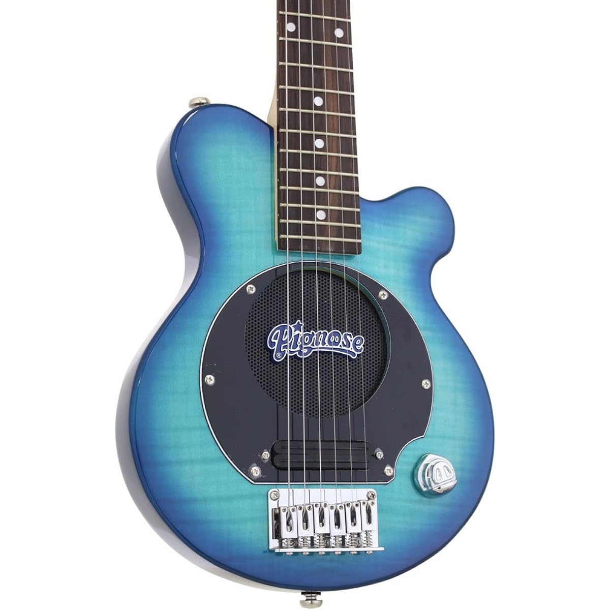 Pignose Electric Guitar Flame Maple TOP Soft Case Included PGG-200FM