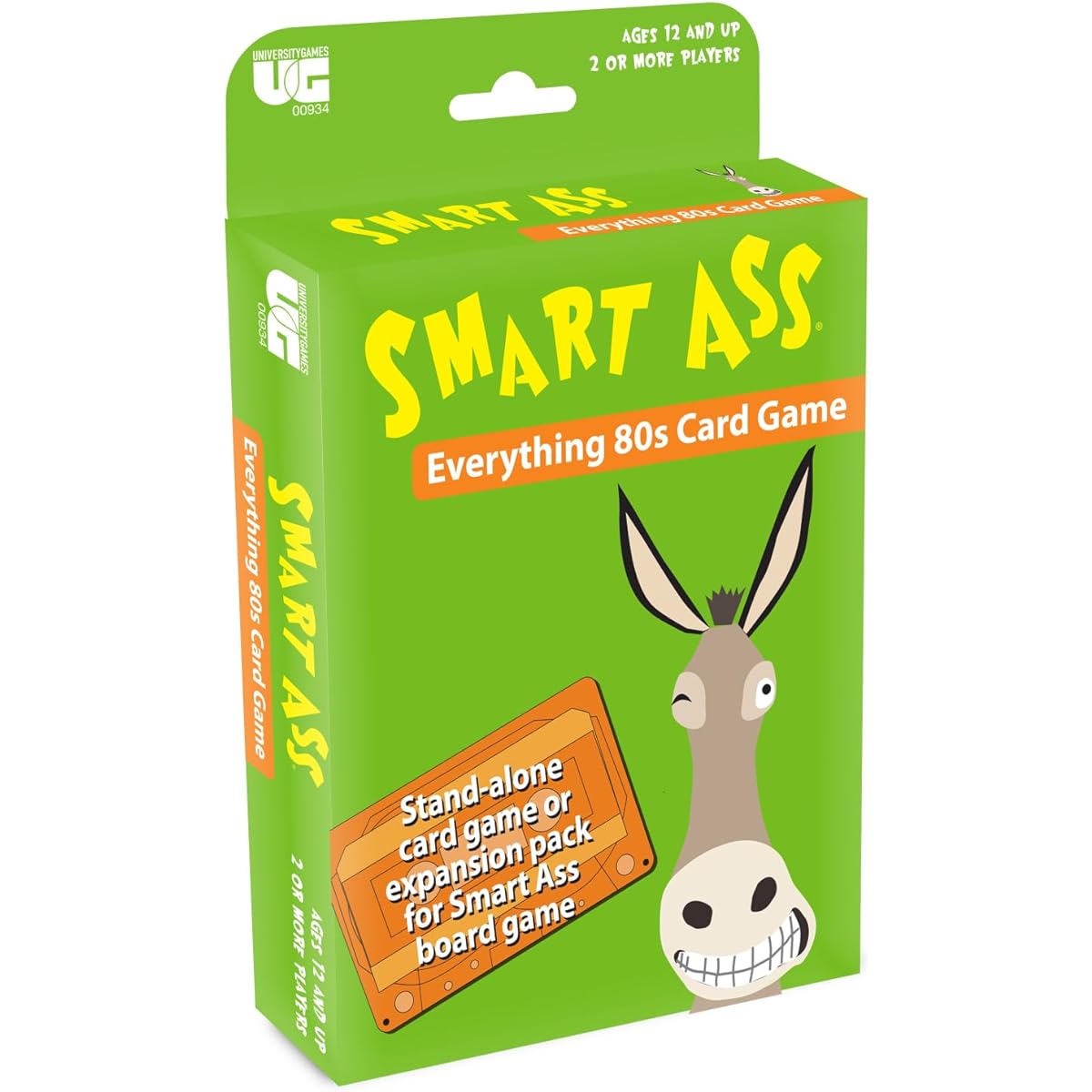 University Games | Smart Ass '80s Tuck Box Card Game - Perfect for Game Night on the Go - Ages 12+