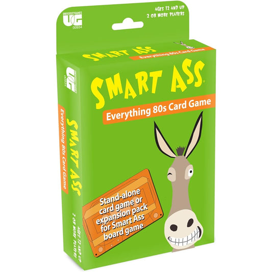 University Games | Smart Ass '80s Tuck Box Card Game - Perfect for Game Night on the Go - Ages 12+
