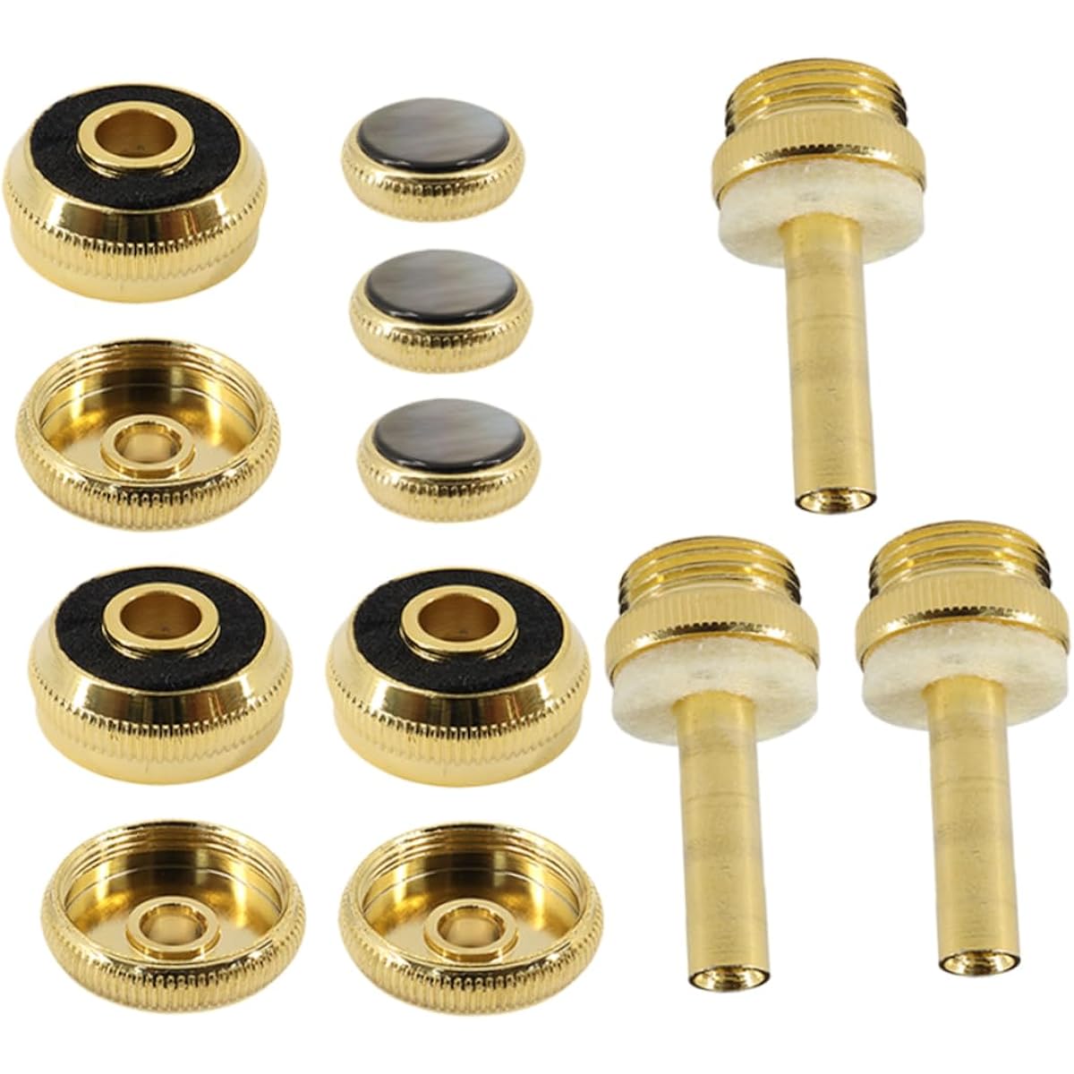 VICASKY Set of 4 Small Accessories (Chane) Chane Money Horn Trumpet Cornet Button Trumpet Button Trumpet Button Rod Valve Settings