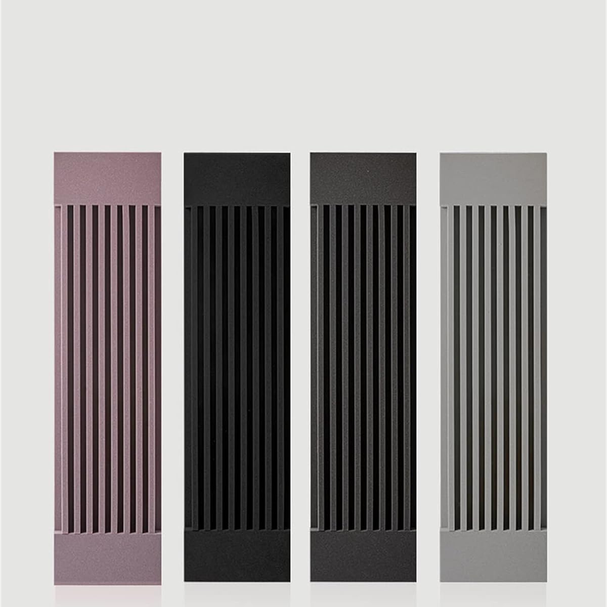 Anti-Noise Rectangular Soundproofing Foam Panels, High Density Noise Reduction Acoustic Panels Wall Acoustic Foam for Home Cinema Studio Wall (Purple 30*120*7.5CM) (Black 30*120*7.5)