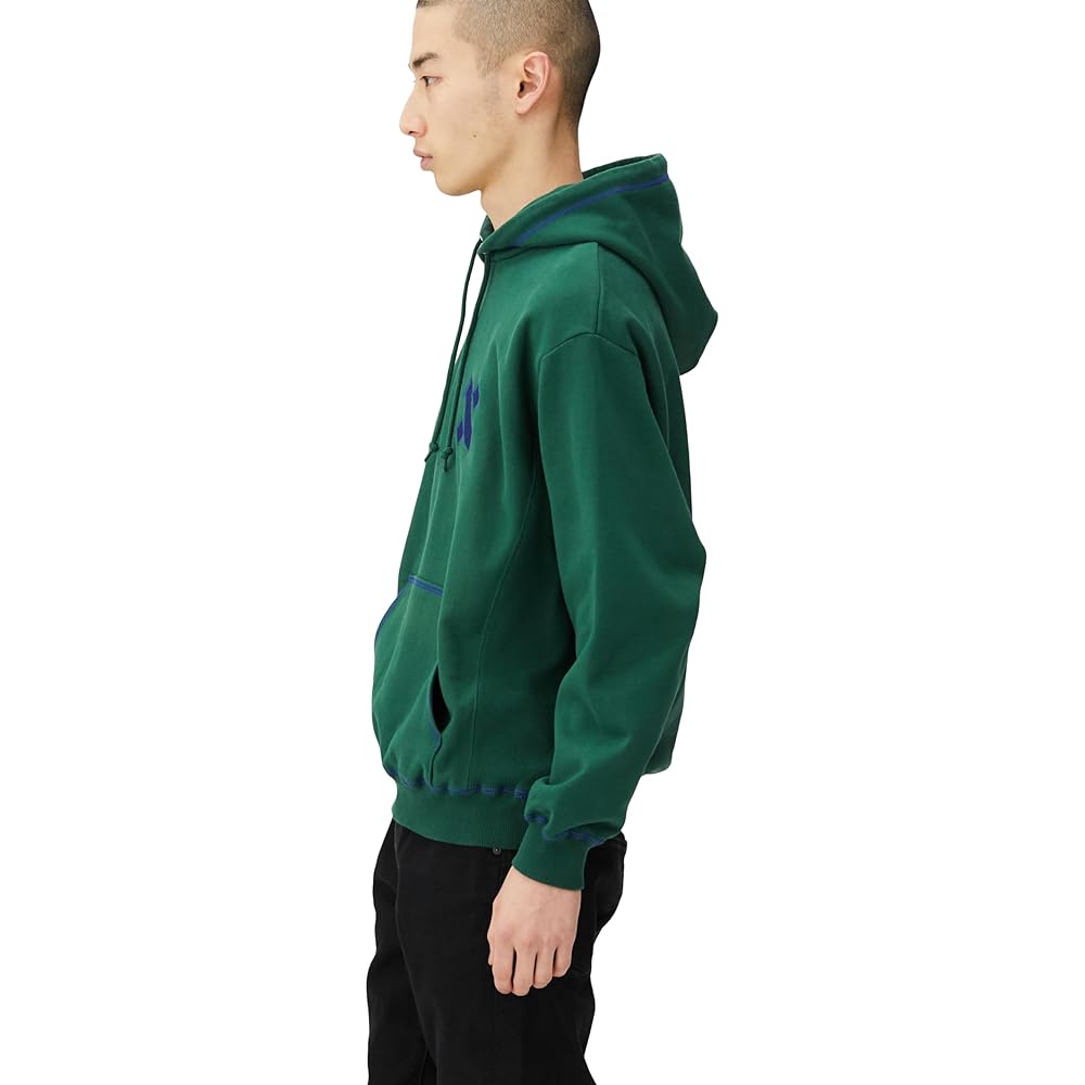 [Extra Large] Sweat CONTRAST STITCH PULLOVER HOODED SWEAT Men's