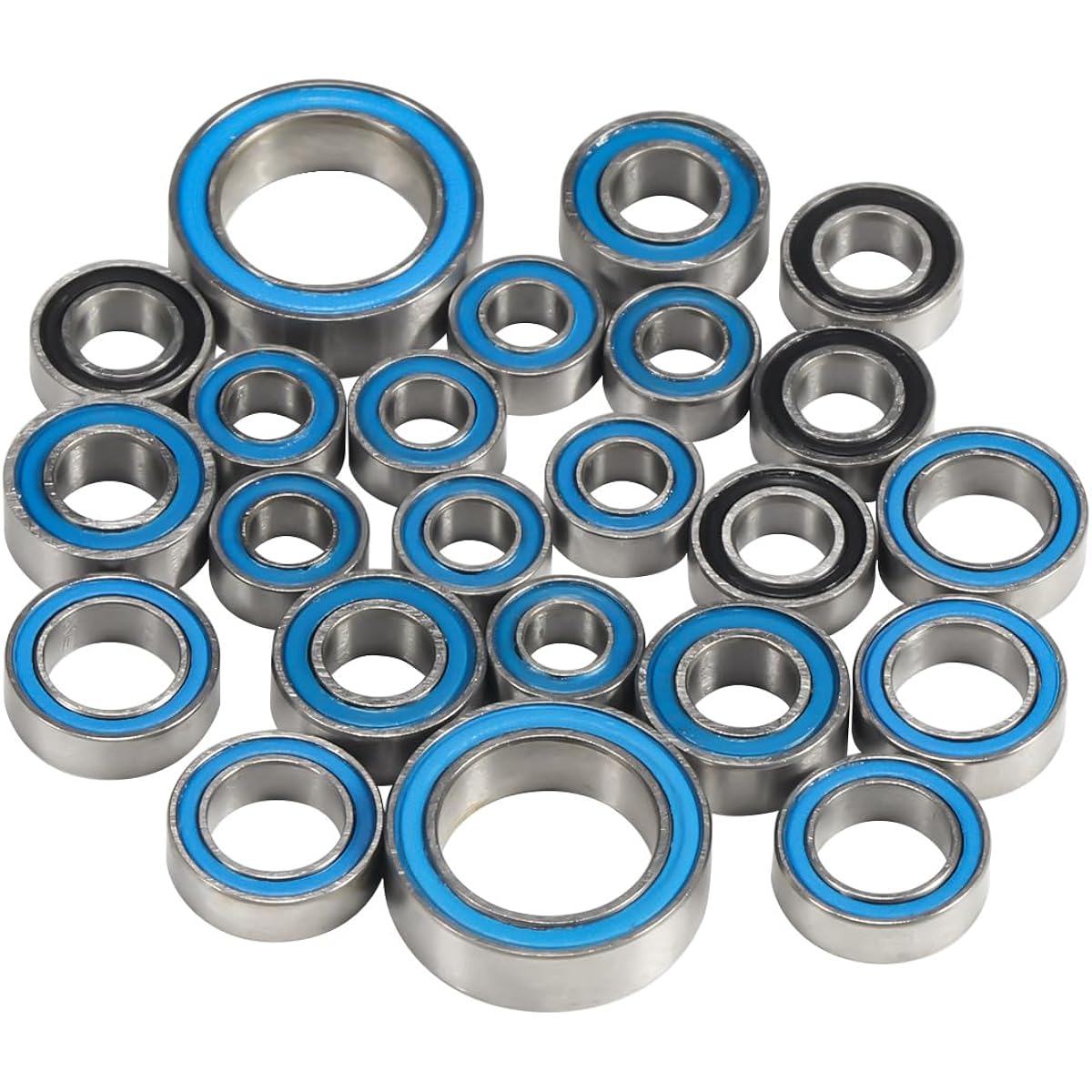 RCXXX RC Car Steel Bearing Kit TRX4M 1/18 RC Crawler Upgrade Parts 22pcs