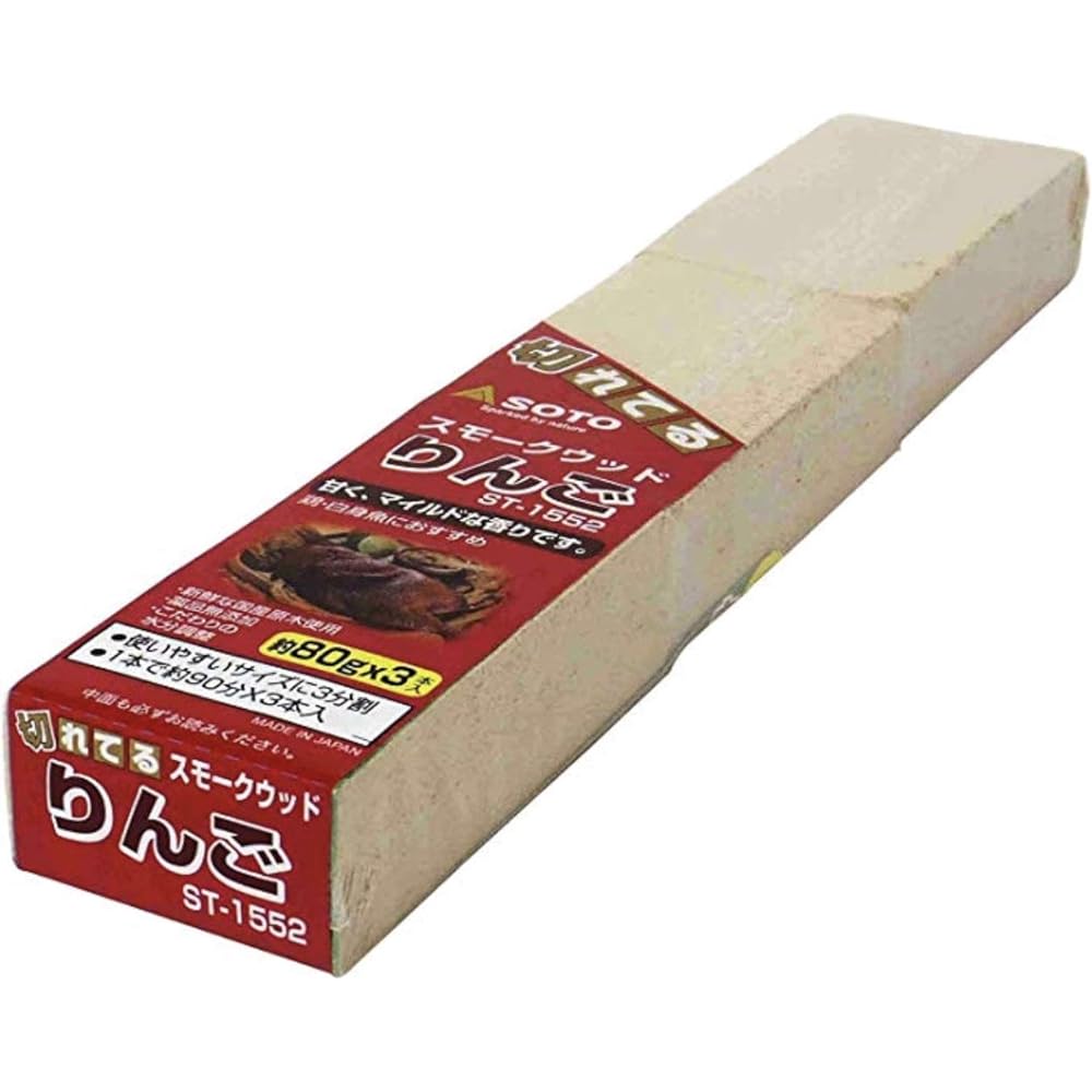 SOTO Smoked Wood Beginner Set of 4 [Sakura Apple Hickory Whiskey] ST-1551/ST-1552/ST-1554/ST-1557