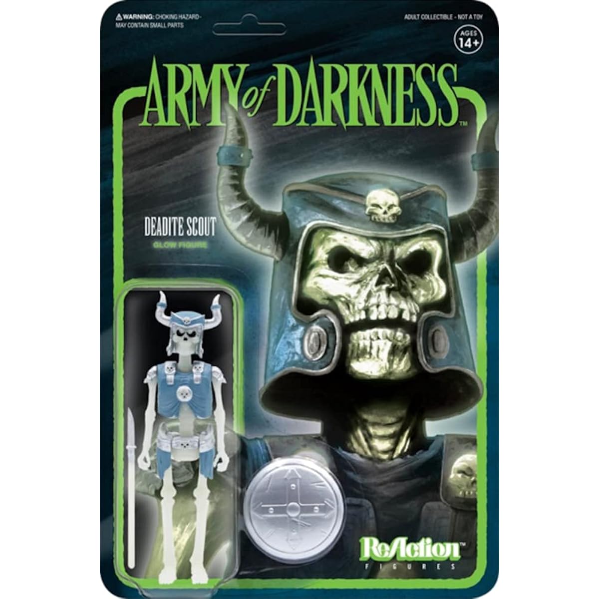 Super7 Army of Darkness Deadlight Scout Glow in the Dark ReAction Figure 3.75"