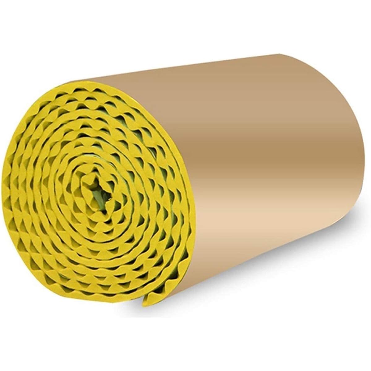 Easy to install Advanced Acoustics Soundproofing Mat for Home Use Sound Absorbing Cotton Drum Room Piano Room Soundproofing Foam (Yellow) (Yellow)