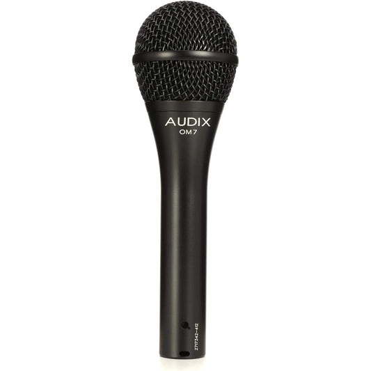 AUDIX OM7 Vocal Live Stage Recording Handheld Dynamic Microphone Super Cardioid Black