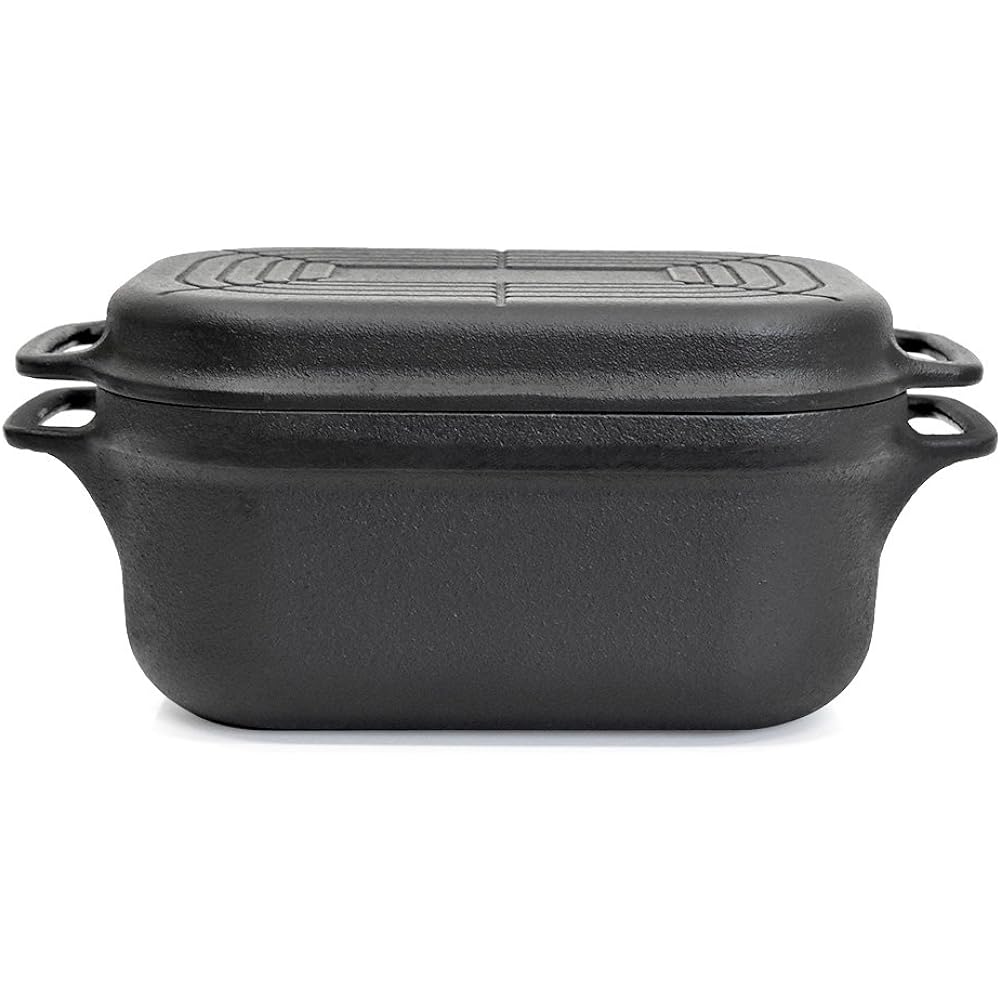 Made in Japan Nanbu Tekki "BS Pot" Dutch Oven IH Compatible / Gas Stove Compatible / Toaster Oven Compatible Oven Grill Pan Outdoor