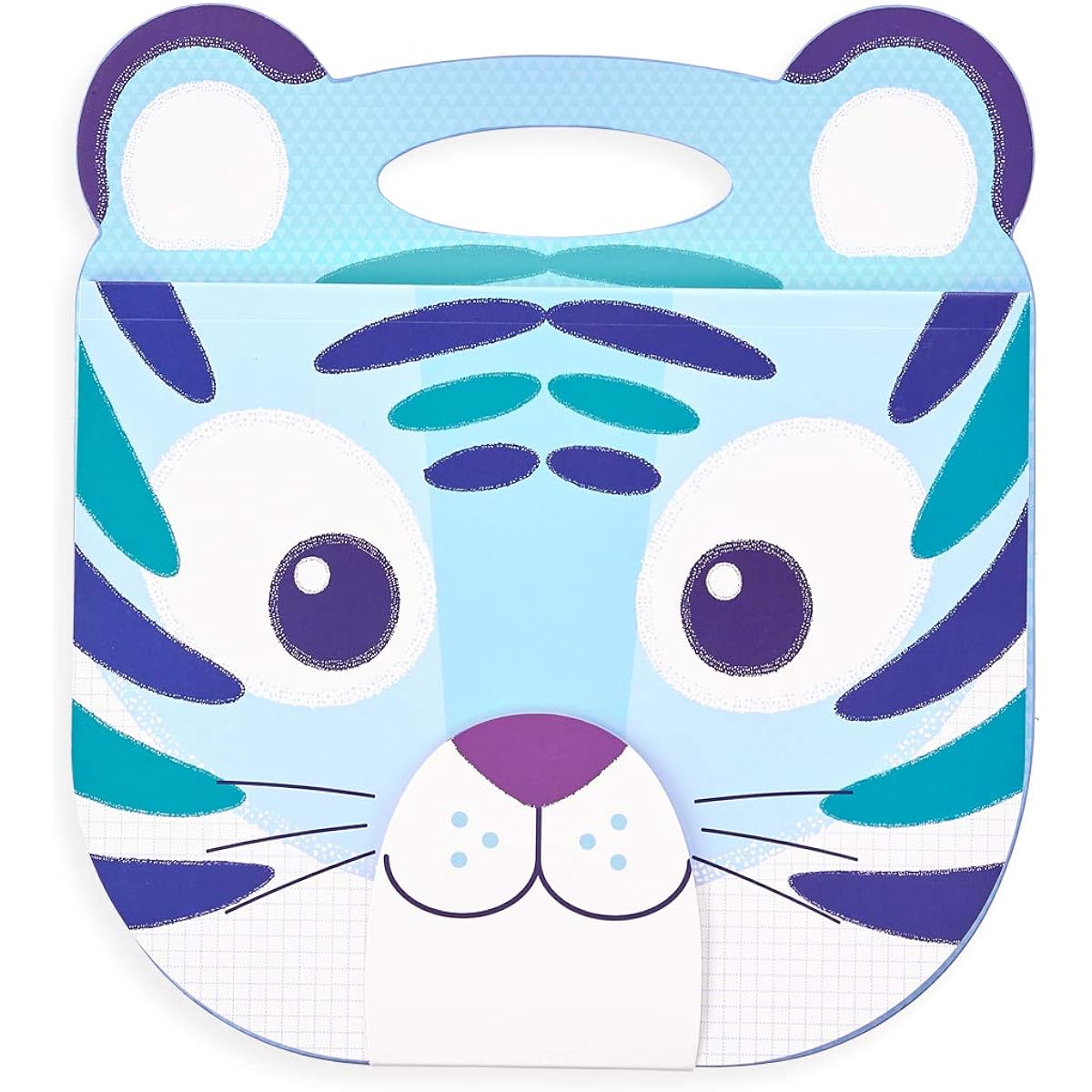 OOLY Carrie Ang Sketchbook Kids Animal Themed Art Book 60 Sheets Blank Perforated Sheets 9" x 7" Tiger