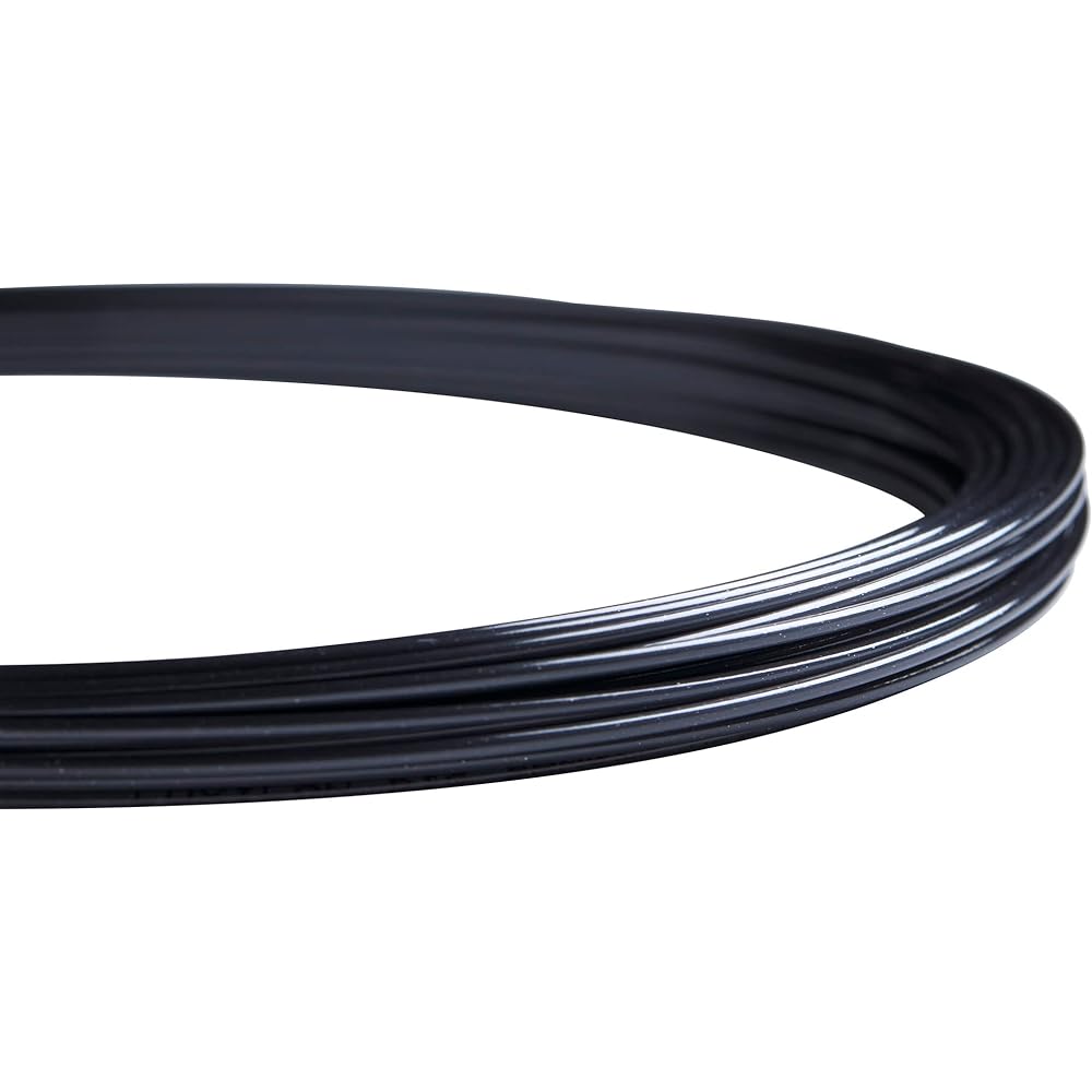 LUXILON Tennis String Gut ALU POWER BLACK 125 (ALU POWER BLACK 125) Single tension Black WR8306901125