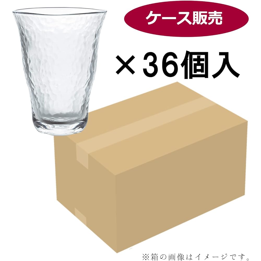 Toyo Sasaki Glass Honkaku Shochu Doraku Tumbler (Sold in Case) Dishwasher Safe Made in Japan Approx. 445ml P-33131-JAN-P 36 pieces