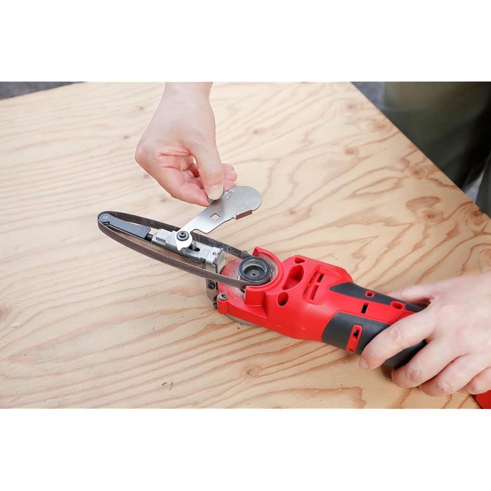 Kyocera Old Ryobi Rechargeable File BBY-1110L2 602000A Red [You can adjust the belt angle and change the belt speed depending on the work] Lithium ion 10.8V Belt speed 6~7m/s Continuous use time (woodworking) 13 minutes (Ironwork) 15 minutes Charging tim
