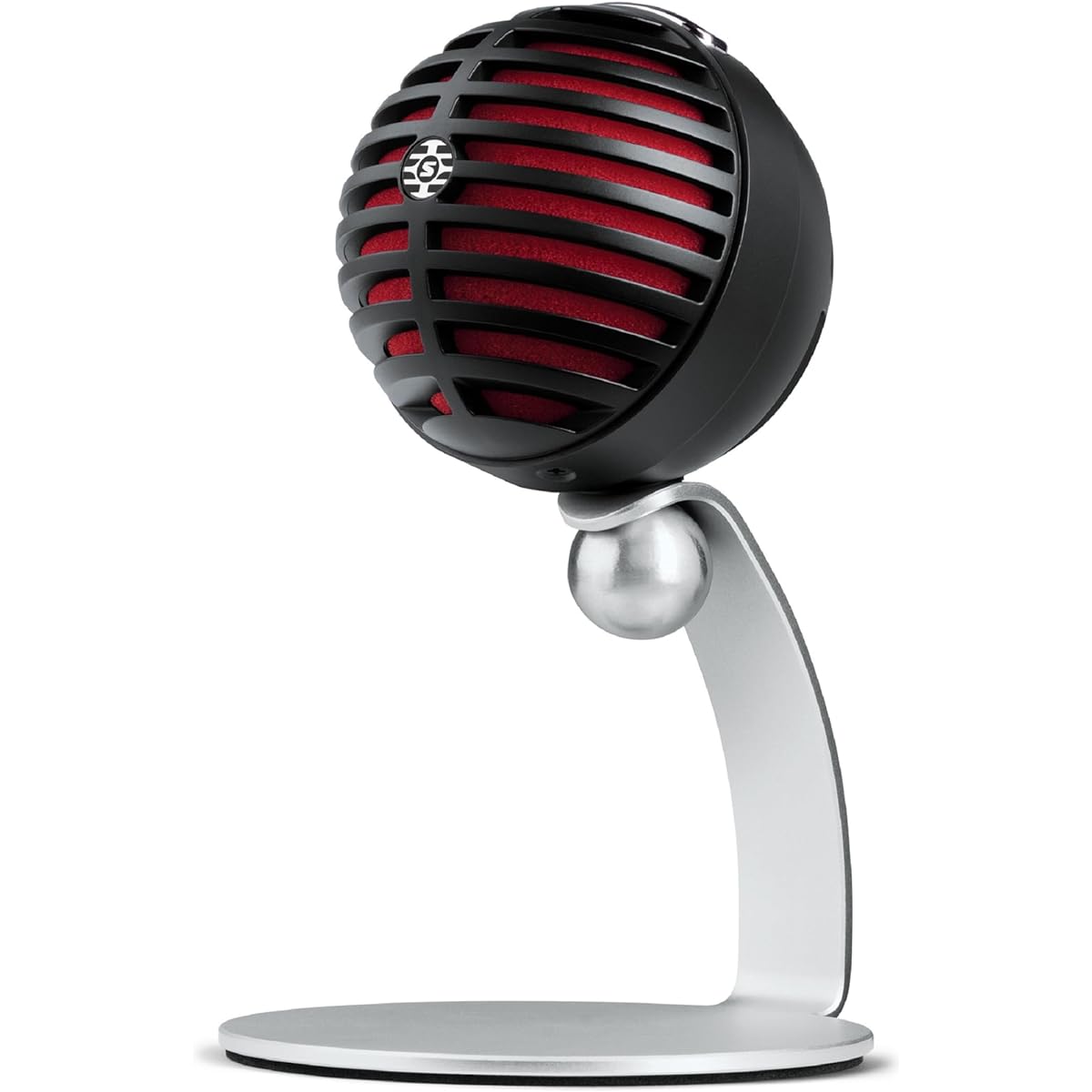Shure MV5 Digital Condenser Microphone (Black) + USB & Lightning Cable by Shure