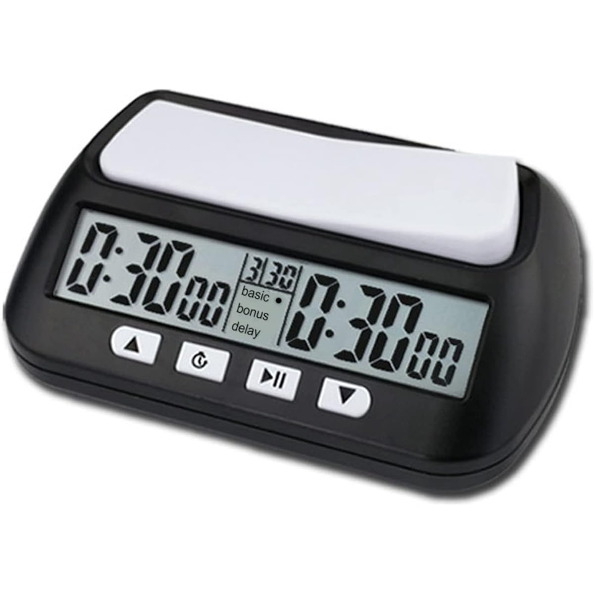 Chess Clock Digital Professional Chess Clock Timer with Alarm for Board Games Electronic Portable Count Up Down Timer Basic Delay Positive Time Function