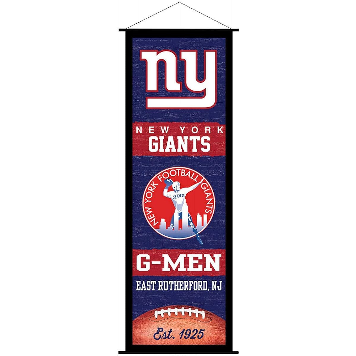 new york giants banner and scroll sign