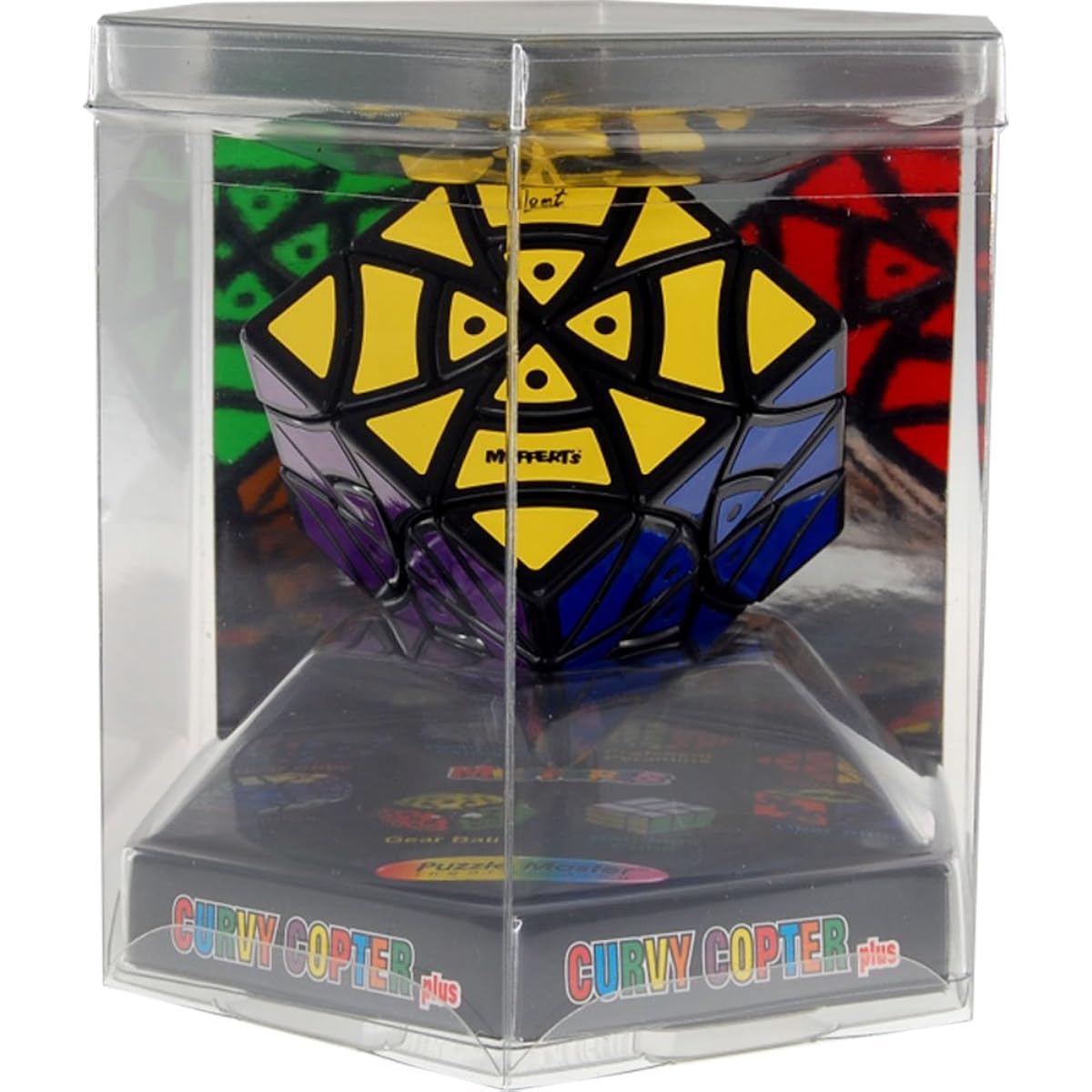 Curvy Copter Plus Black – Meffert's Spinning Brain Teaser Puzzle