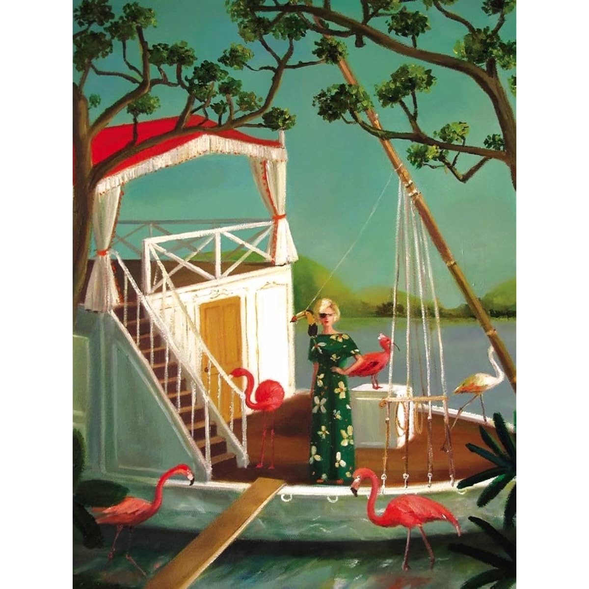 New York Puzzle Company Janet Hill Pirate Penelope 500 Piece Jigsaw Puzzle
