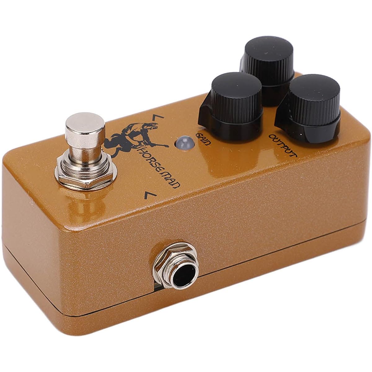 Overdrive Pedal, Overdrive Effect Pedal Gold Silver Mode for Musical Instrument Accessories