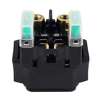 Solenoid Relay Motorcycle Starter Solenoid Relay for Yama&Ha YFZ450 Wolverine Big Bear Raptor Grizzly YFM 250 Brown 350 Code 400 Rhino 450 660