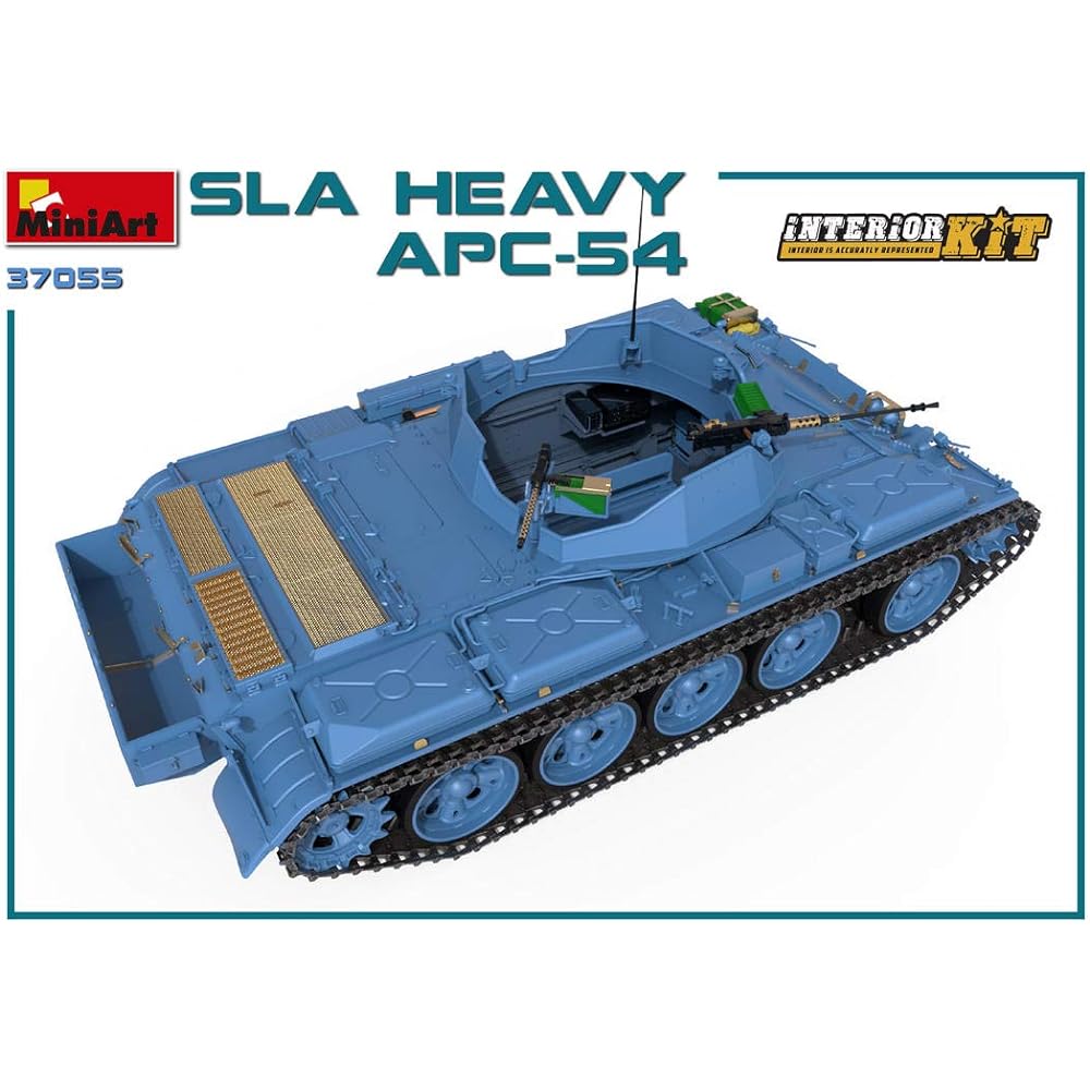 Miniart 1/35 South Lebanon Army SLA Heavy Tank APC-54 Full Interior (Internal Reproduction) Plastic Model MA37055