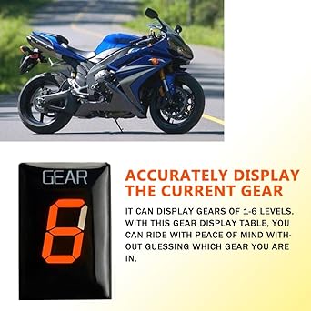 Digital Meter Display Yamaha YZF-R6 R1 WR250R WR250X WR 250 R WR 250R 250X WR250 X Roadster Motorcycle Accessories Gear Indicator Display Meter Indicator Meter Display