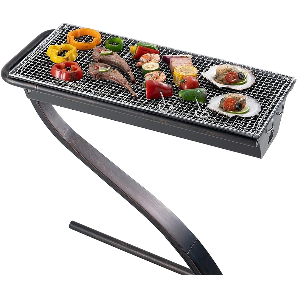 LOGOS S grill Modern Vintage 81068120 Silver [When assembled] (approx.) Width 64 x Depth 59 x Height 71 cm