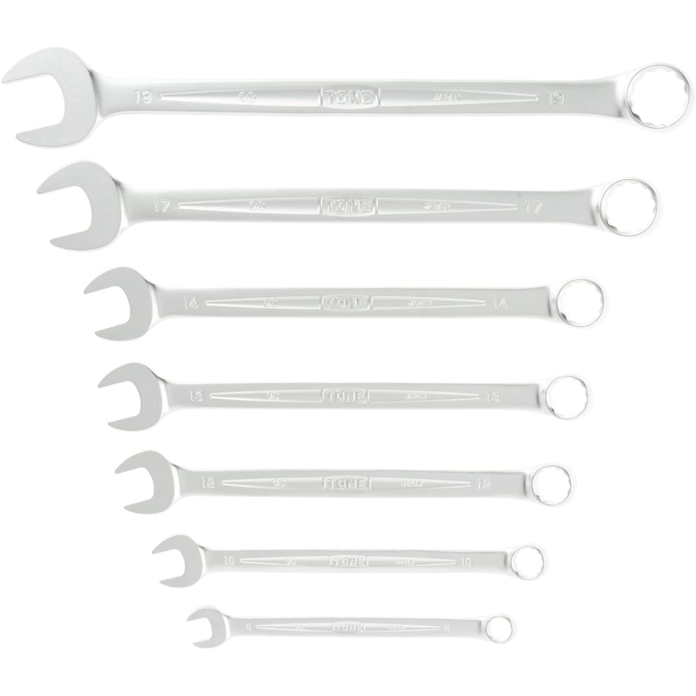 TONE Combination Spanner Set CS700 Black Contents: 7 items