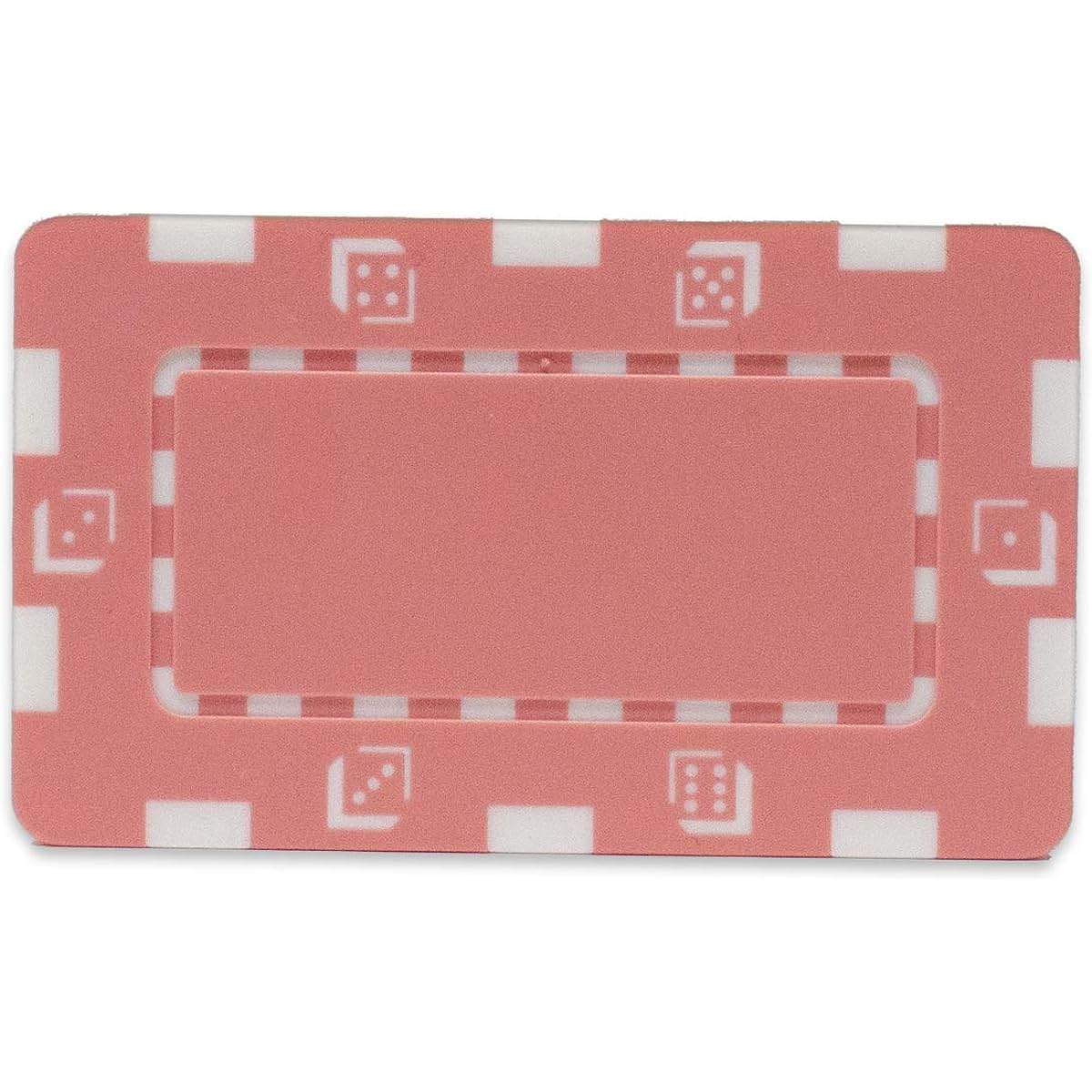 DA VINCI European Style Dice Striped Rectangular Poker Chips Pack of 10