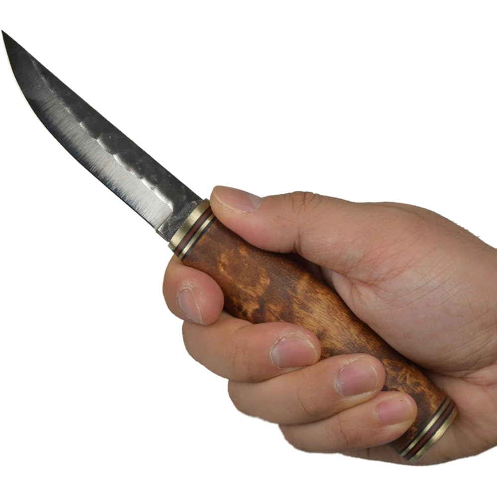 Nordic Scandinavian Outdoor Knife Kauhavampukopaya Valirapukviot95#504 Black 03-01-paja-0013