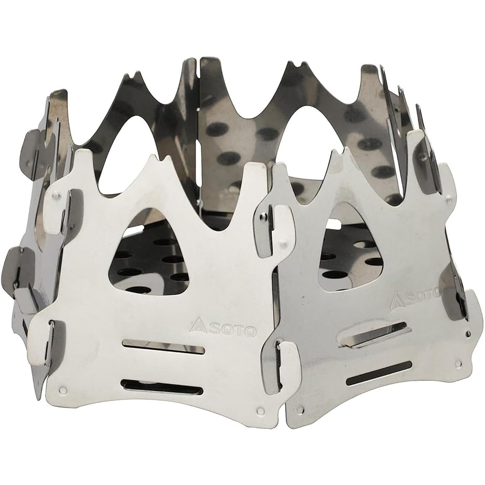 SOTO Mini Bonfire Stand Hexa (ST-942) Sierra Cup (ST-SC20) Limited Color Pocket Torch Mini Fan with Logo Hemp String Special Limited Set ST-942PUSA