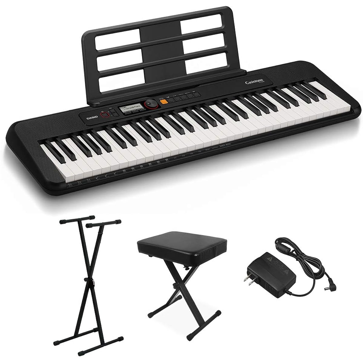CASIO CT-S200 BK stand/chair set 61 keys Casiotone keyboard electronic piano