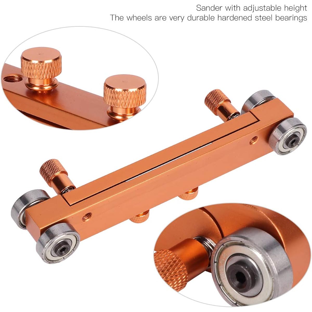 Rose Gold Guitar Nut and Saddle Sander Adjustable Guitar Nut Bridge Saddle Sander for cleaning and polishing guitar nuts or saddles