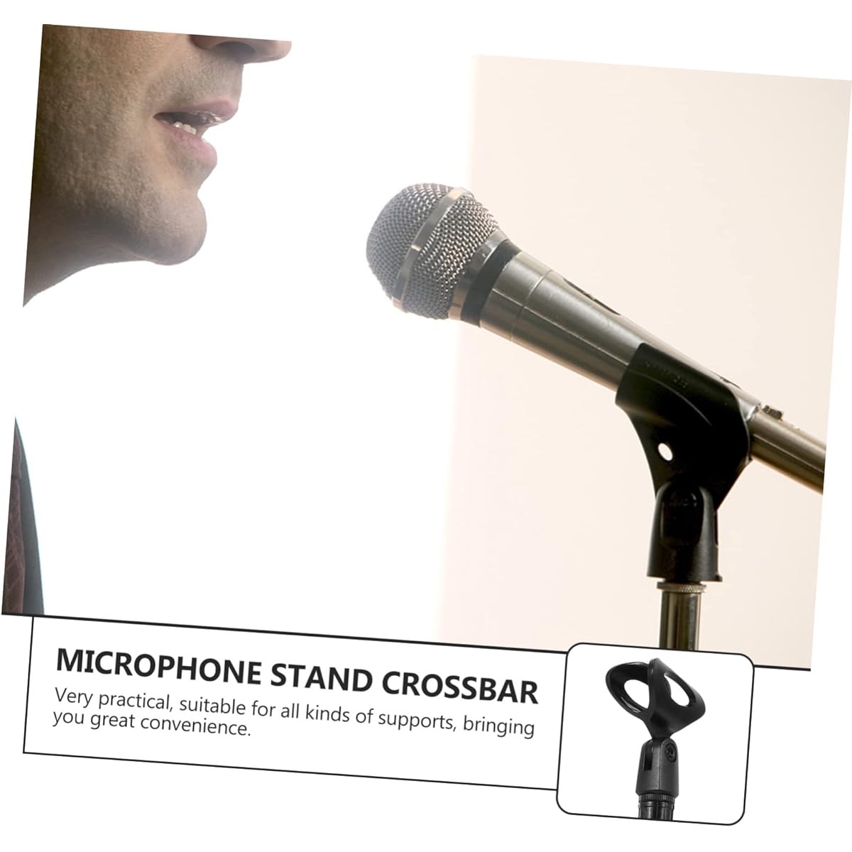 WHAMVOX Microphone Stand Telescoping Boom Arm Microphone Stand Arm Warmer Boom Arm Tripod Live Stream Desktop Accessories Microphone Arm Stand Floor Stand Microphone Boom Arm 1 Set