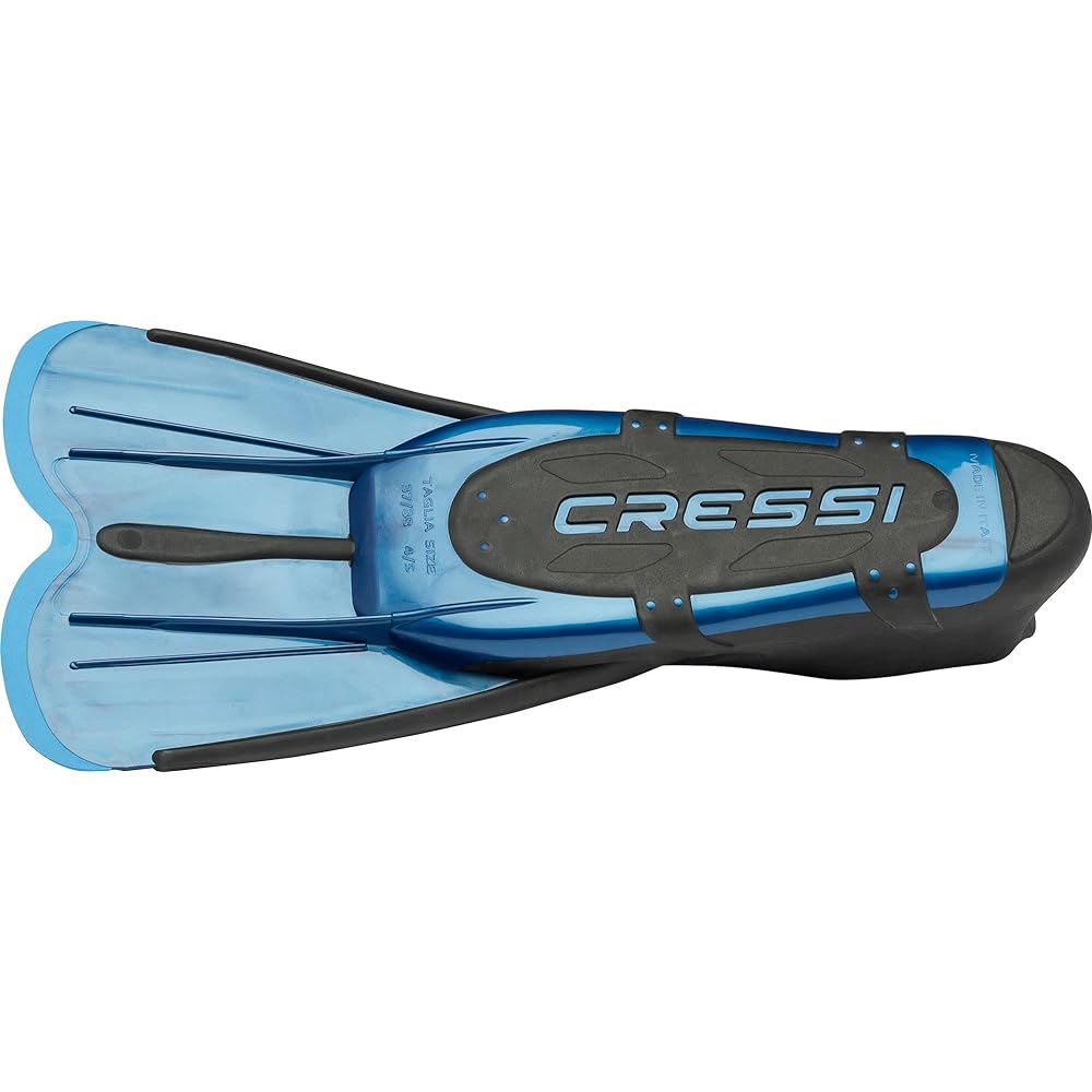 CRESSI Swim Fin [AGUA SHORT] Short Blade Full Foot Soft Foot Pocket Suitable for Travel [Genuine Product]