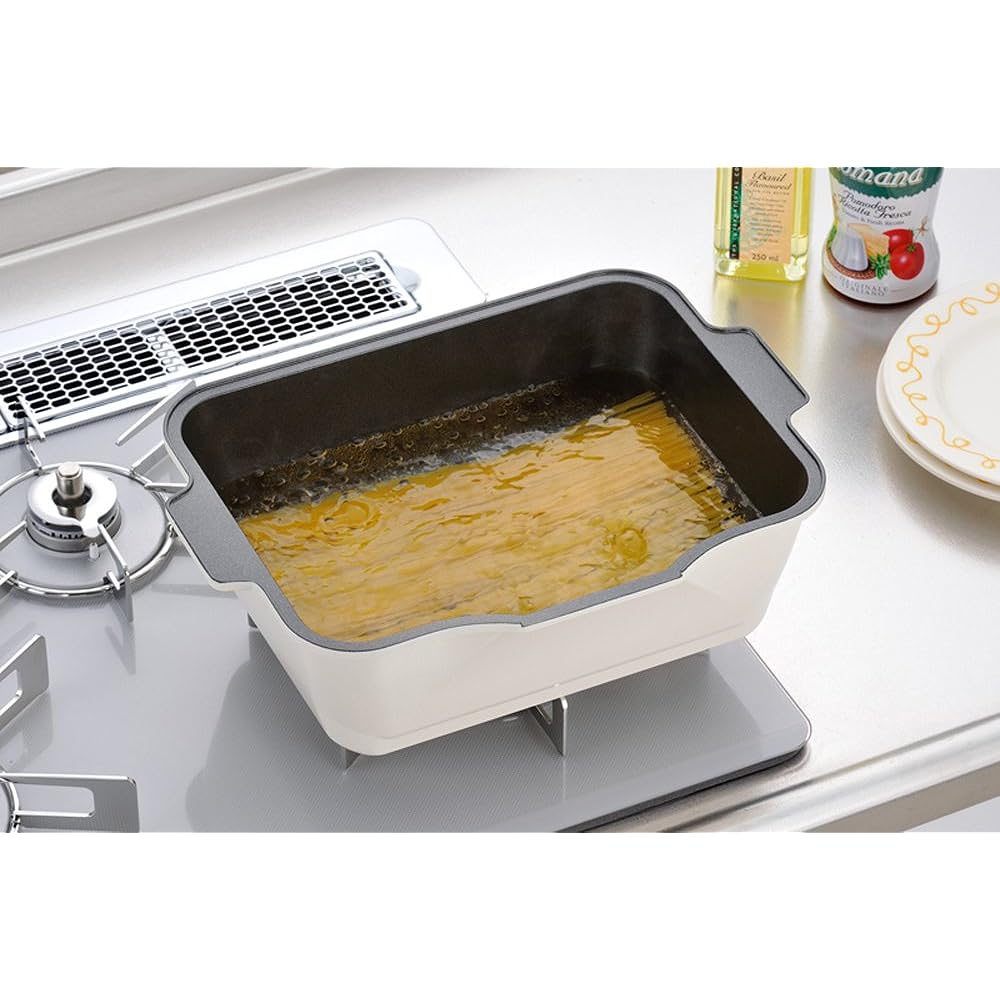 [You can boil pasta by laying it out!] Sugiyama Metal Horizontal Boiling Pasta KS-2927