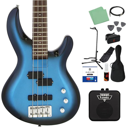 AriaProII IGB-STD MBS 12-piece bass beginner set [with mini amp] PJ type AriaPro II