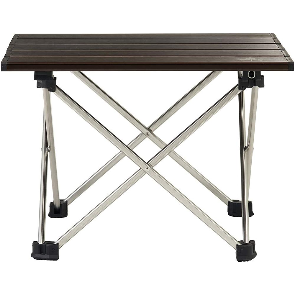LOGOS Portable Aluminum Top Table 73188031 Bronze (approx.) Width 33.5 x Depth 29 x Height 25 cm