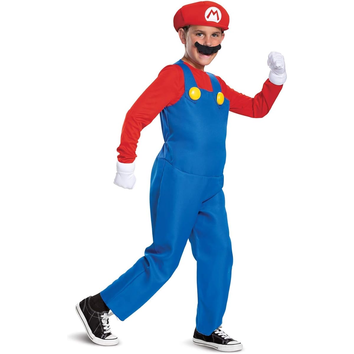 Deluxe Super Mario Brothers Mario Costume for Kids