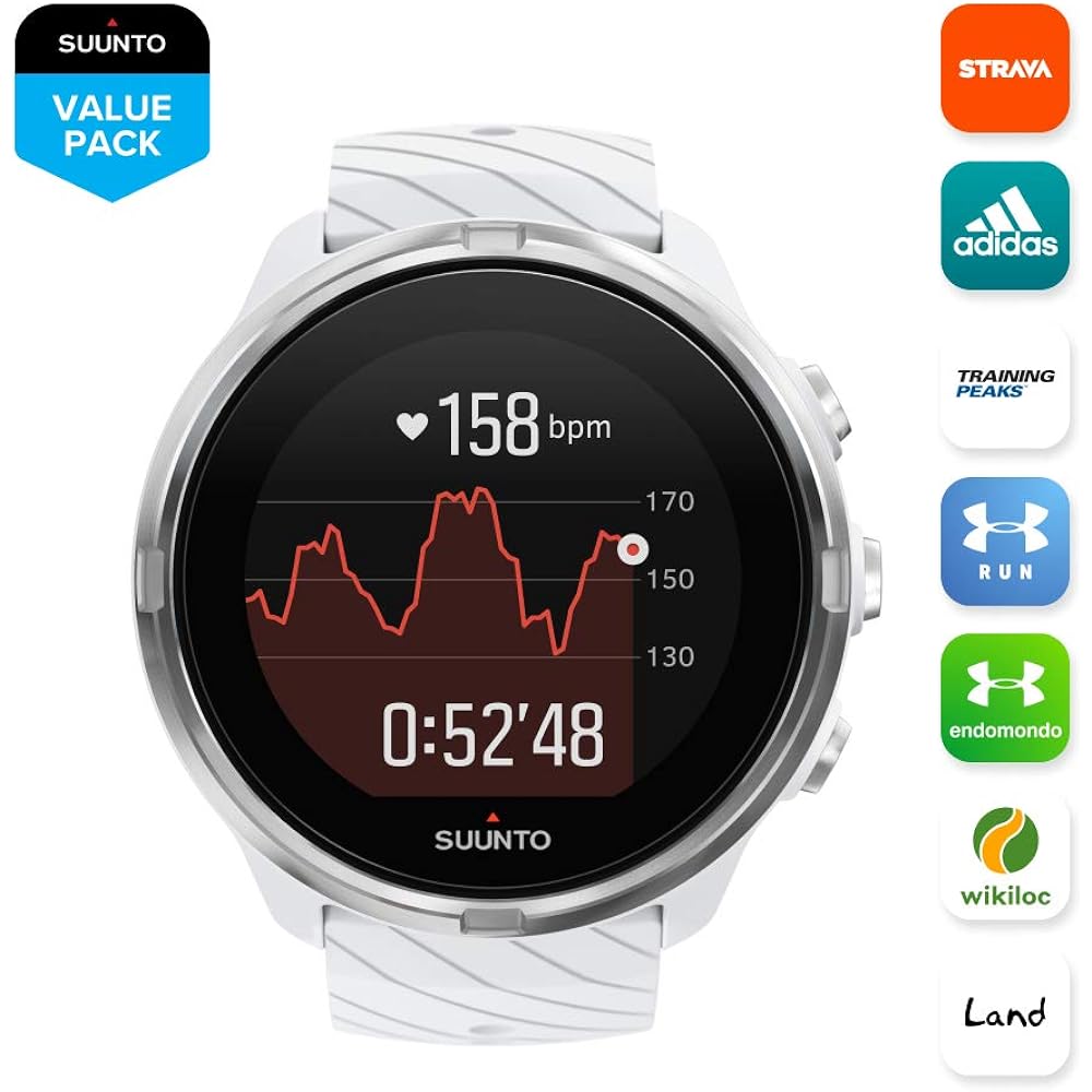 SUUNTO (Suunto) SUUNTO9 (Suunto 9) Trail Running Smart Watch GPS Climbing [Japanese Genuine Product Manufacturer Warranty]