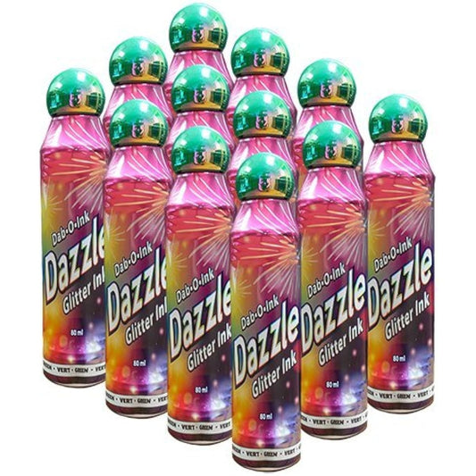 1 dozen 3oz Dazzle Green Bingo Dauber