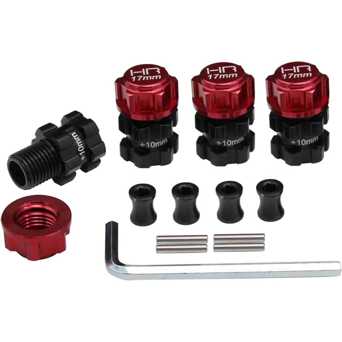 Hot Racing ATF117XT02 Aluminum Heavy Duty 17mm Hex Hub 10mm Offset Arrma 1/10 4